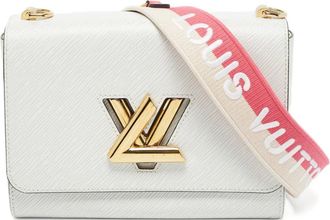 Louis Vuitton MM Twist leren crossbodytas - Wit