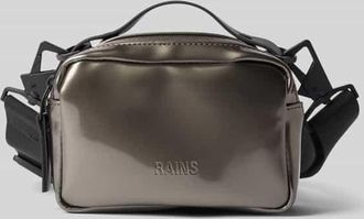 Rains Handtasche mit Rei&szlig;verschluss Modell BOX BAG MICRO in Dunkelgrau, Gr&ouml;&szlig;e 1