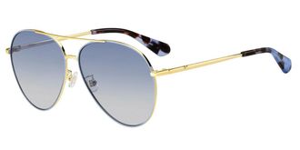 Kate Spade New York Carolane/F/S Asian Fit KY2/DG Womens Sunglasses Blue Size 61