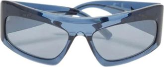 MCM Pre-owned Accessories, male, Blue, Size: ONE SIZE Pre-owned Acetate Sunglasses