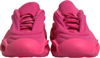 Dolce & Gabbana Pink Wave Low Top Lace Up Men Sneakers Mens Shoes (Pre-Owned)