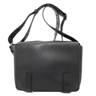 Loewe Pre-owned Shoulder bag - Dames - Vintage Schoudertas - Zwart - ONE Size - Leer - Vintage