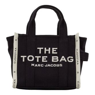 Marc Jacobs Tote Bags, female, Black, Size: ONE SIZE Jacquard Small Tote Bag
