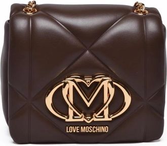 Love Moschino Tracolla Schoudertas - Dames - Schoudertassen - Bruin - ONE Size - Tassen