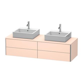 Duravit Mueble De Pared Duravit Xsquare 160,0 X 54,8 Cm, 4 Cajones, Caj&oacute;n Superior Con Corte De Sif&oacute;n Y Delantal, Color (frente/cuerpo): Albaricoque Perla Sed