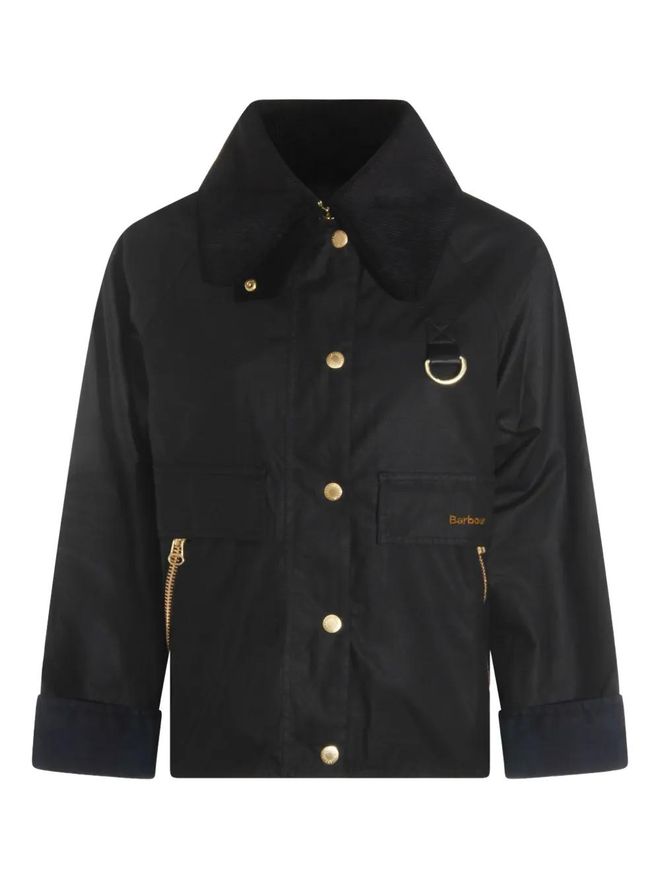 Barbour Catton Wax jacket - women - Cotton - 10 - Black from