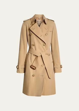 Burberry Kensington Heritage Belted Trench Coat