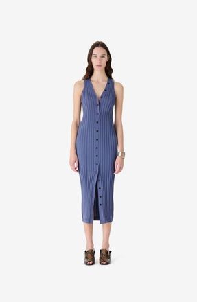 Iro Lyliane Knit Dress in Storm Blue at Nordstrom, Size X-Small Eu