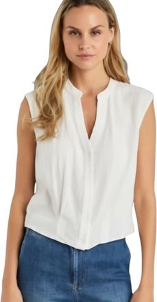 Drew Montana Sleeveless Top In Ivory