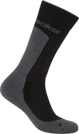 Icebreaker Merino Hike+ Medium Crew Wandersocken für Herren | schwarz/grau