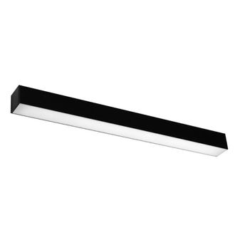 Sollux Lighting Minimalistic Wall Lamp 6x67x6cm 1xLight 3000K in Black | Size: 6 x 67 x 6 cm
