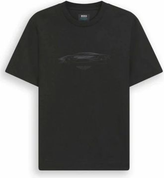 HUGO BOSS Hombre, Camisetas, Negro, Talla: 3XL