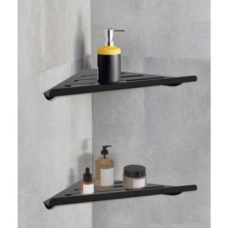 OEM Ej.life - Juego De 2 Estantes De Esquina Para Ducha En Acero Inoxidable 304 - Dimensiones 190x190x300 Mm - Drenaje Eficiente Para Ba&ntilde;o Y Cocina -crezu