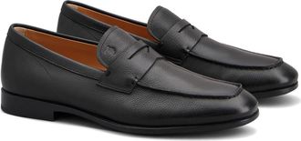 Tod's Calfskin Leather Penny Loafer in Nero at Nordstrom, Size 11.5Us