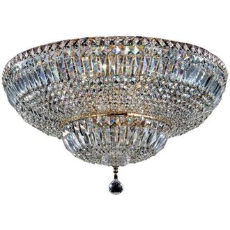Maytoni Maytoni - Basfor Lampada da soffitto semi-incasso oro antico e cristallo, 16 luci, E14