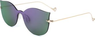 Eyepetizer Fenice C.2-7B Mens Sunglasses Gold Size 99