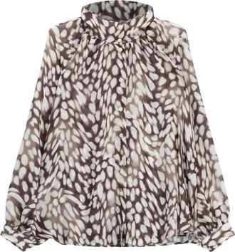 Imperial Blouses - Dames - Blouses - Bruin - XS - Overhemden