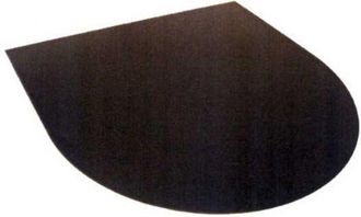 Mille Plataforma Para Escalera De Madera Semicircular De 84x84 Cm