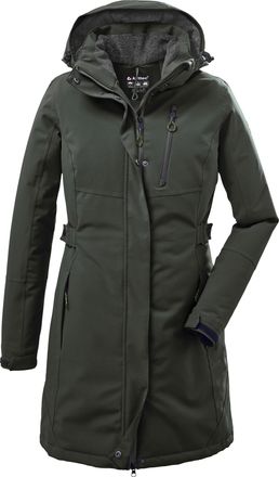 Killtec Parka KILLTEC KOW 165 WMN PRK, Damen, Gr. 36, gr&uuml;n (olivgr&uuml;n), Obermaterial: 100% Polyester;Futter: 100% Polyester;F&uuml;llung: 100% Polyester, Jacken Par