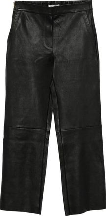 Max & Moi Baba Pants - Dames - Leren Broeken - Zwart - S - Katoen - Broeken