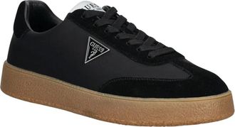 Guess Schoenen, Heren, Zwart, 45 EU, Leer, Schoenen > Sneakers