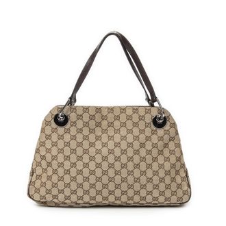 Gucci Pre-owned Womens Medium Eclipse Tote Shoulder Bag - Beige - One Size