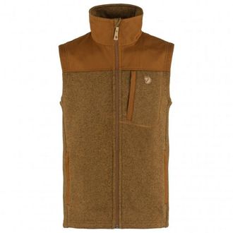 Fj&auml;llr&auml;ven Buck Fleece Vest Fleecegilet f&uuml;r Herren | braun