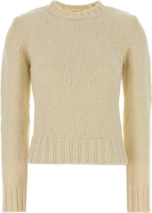 A.P.C. Ivory Wool Court Sweater