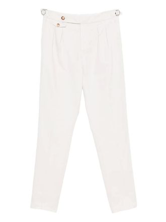 Brunello Cucinelli pleated button trousers - Neutrals