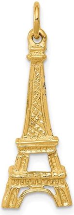 Diamond2Deal 14k Yellow Gold Eiffel Tower Charm