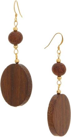 Kenneth Jay Lane 18K Plated Dangle Earrings