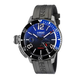 U-Boat Sommerso Automatic Blue Dial Batman Bezel Mens Watch 9519