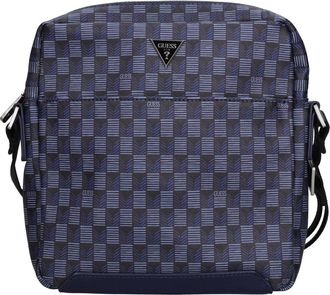 Guess Torino Crossbody Bag - Heren - Schoudertassen - Blauw - ONE Size - Leer - Tassen