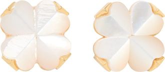 Kate Spade New York spade mother-of-pearl flower stud earrings in Mother Of Pearl at Nordstrom