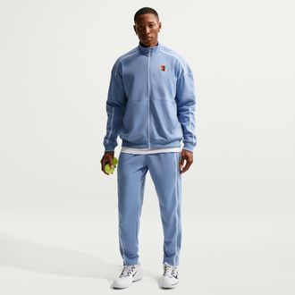 Nike Mens Court Heritage Tennis Pants in Blue | FZ6928-486