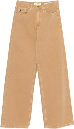Lois Jeans Skater wide-leg denim - women - Cotton - 24 - Neutrals