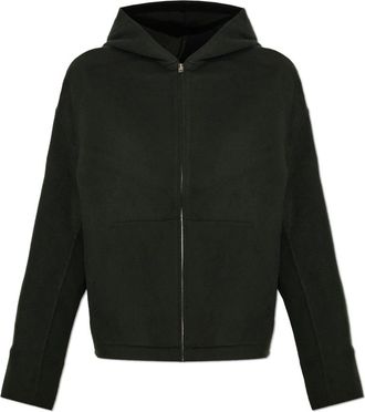 Acne Studios Chaqueta de Cachemira con Capucha - Jackets - Hombre - Verde - XL