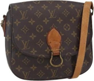 Louis Vuitton Pre-owned Cross Body Bags, female, Brown, Size: ONE SIZE Pre-owned Saint Cloud Shoulder Bag