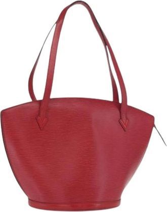 Louis Vuitton Pre-owned Handbags, female, Red, Size: ONE SIZE Pre-owned Vintage Leather Handbag