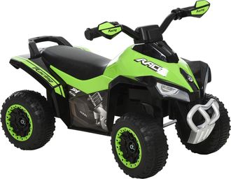 OEM Cuatriciclo Infantil Tipo Quad Todoterreno Con Luces Sonidos Y Asiento Amplio Para +18 Meses 67,5x38x44 Cm Verde Y Negro