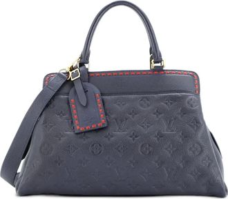 Louis Vuitton Vosges Handbag Whipstitch Monogram Empreinte Leather MM satchel - Blauw