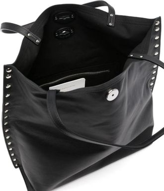 Zanellato Shopper & Totes - Black Leather Tote Bag With Decorative Studs - Gr. unisize - in Schwarz - für Damen