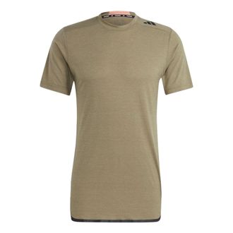 adidas Designed For Training Pro Series Strength T-Shirts Olive Green IL1457