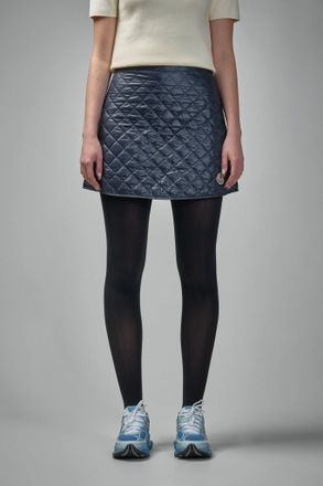 Moncler Cotton Gabardine Pleated Mini Skirt