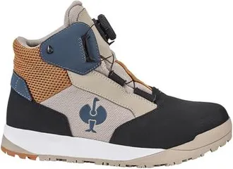 Strauss Murcia 6 Steel Toe Work Boot in Black/dolphingrey/almondbrown at Nordstrom, Size 11.5