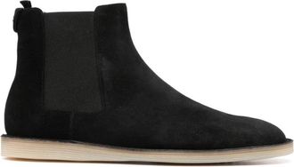 Dolce & Gabbana New Florio Ideal Enkellaarsjes - Heren - Chelseaboots - Zwart - 42 1/2 EU - Leer - Schoenen