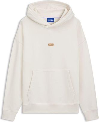 HUGO BOSS Logo-detail hoodie in cotton terry
