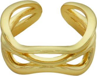 Panacea Caged Adjustable Open Band Ring in Gold at Nordstrom Rack