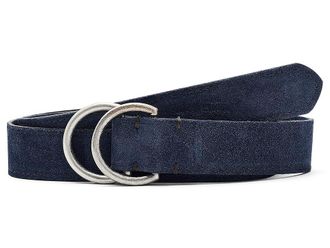 Johnnie-O O Ring Suede Mens Belts Navy : 2XL, Leather/Suede