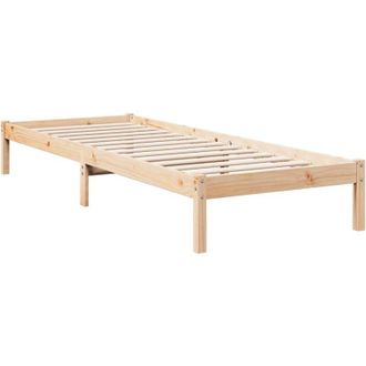 vidaXL Extra Long Bed Frame without Mattress 80x210 cm Solid Wood Pine vidaXL